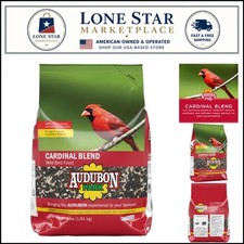 Cardinal Blend 4lb Bird Food - Pure Black Oil Sunflower  Safflower Seeds