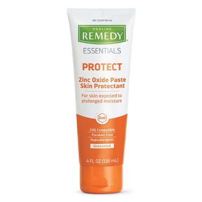 Essentials Zinc Oxide Skin Protectant Paste (4 oz Tube), Unscented, Barrier, ...