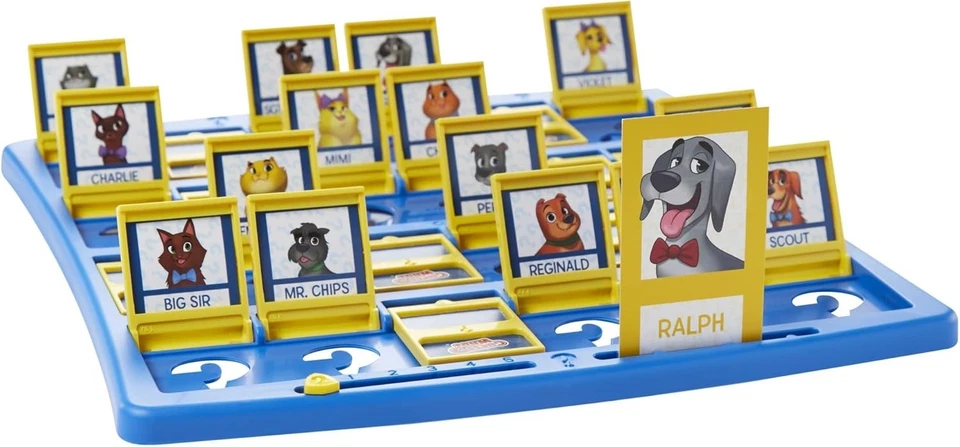 Hasbro Gaming ¿Adivina quién? Juego de mesa, con cartas de personas y mascotas, el original Foto 3 de 4