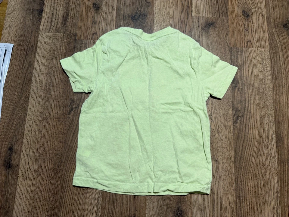 Camisa Antigua Azul Marino, Jóvenes Niños Talla XS, Verde, Estampado Gráfico Barba de Los Simpson Foto 2 de 4