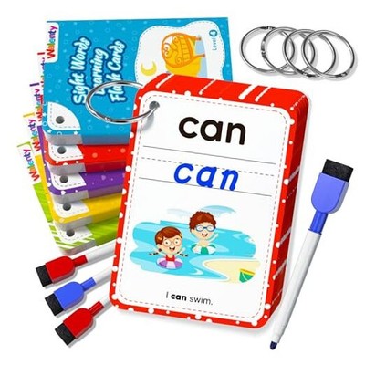 Sight Words Flash Cards Kindergarten, 250 Dolch Sight Word Writing Reading 