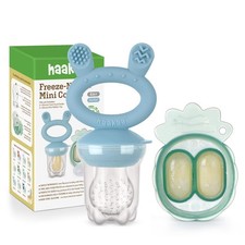 Baby Fruit Food Feeder Mini Freezer Nibble Tray Combo, Breastmilk Popsicle ...