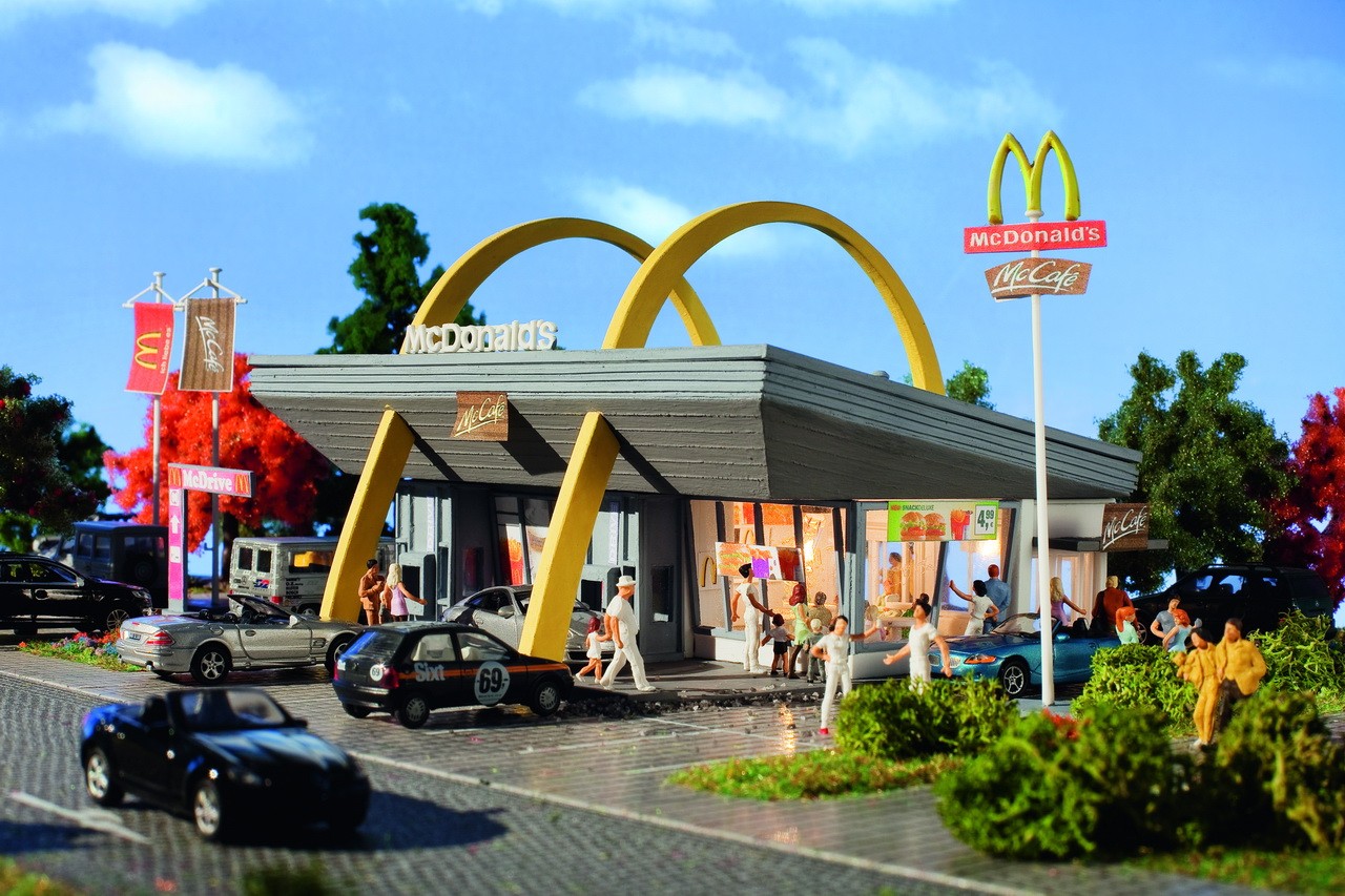 Vollmer 43634 H0 McDonald&acute;s Schnellrestaurant
