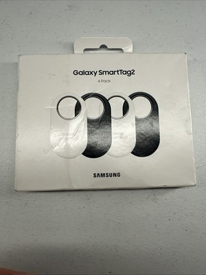 Samsung Galaxy SmartTag2 Bluetooth Tracker (2023)   4 Pack   Brand New Sealed