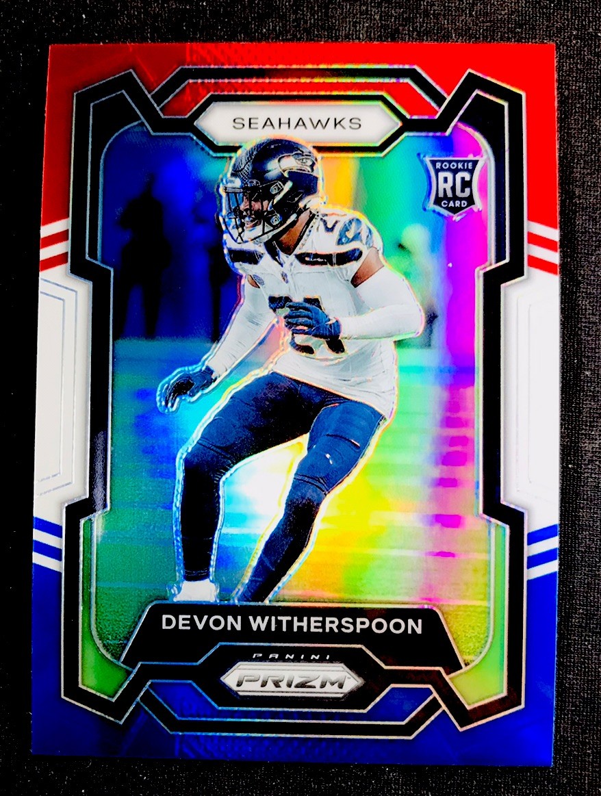 Devon Witherspoon Panini Prizm #389 Red/White/Blue