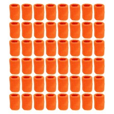 48 Pack Sports Wristbands Athletic Absorbent Wrist Sweatband Orange