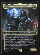 Doctor Doom, King of Latveria (Borderless Foil) M Commander: Marvel Super 6 NM