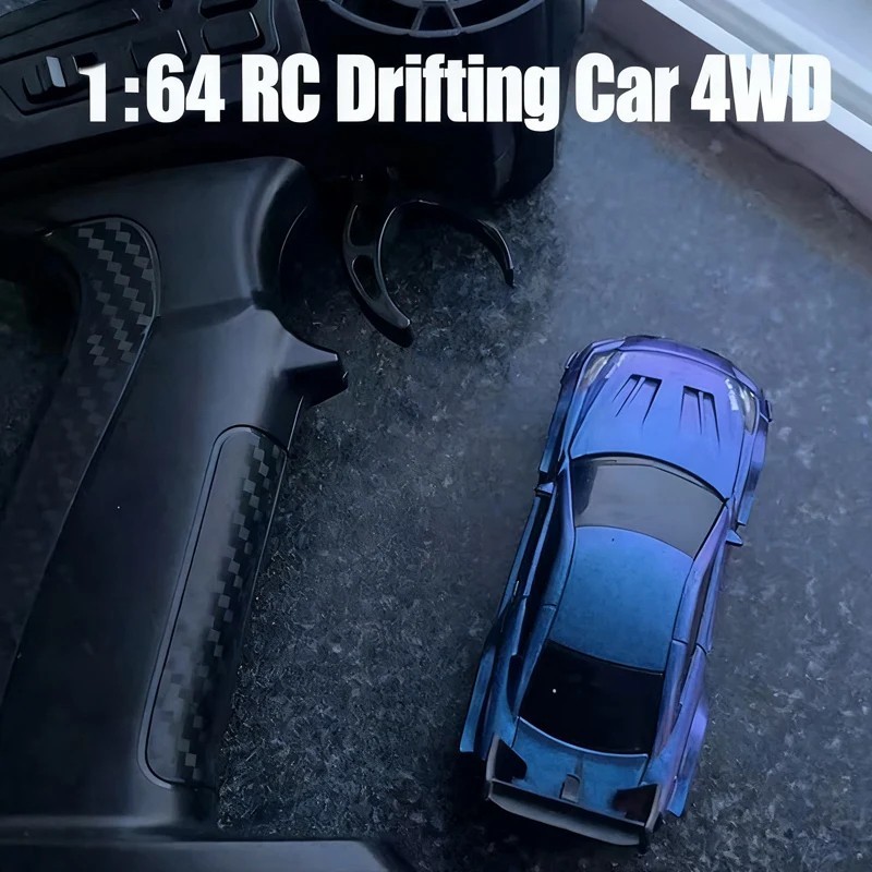 1/64 RC Drift Car Racing Car Remote Control 4WD High Speed 15km/h Toy