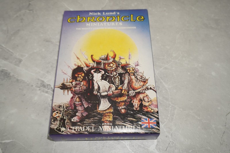 EMPTY Warhammer Nick Lund's Chronicle Miniatures The Mighty Ugezod's Box