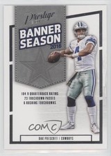2017 Panini Prestige Banner Season Dak Prescott #1 b2j