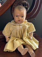 Antique 1920s Horsman Composition Doll Cloth Body Painted Eyes 14  