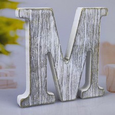 8 Inch Wood Letters Unfinished Rustic Wood Letters for Wall Decor Decorative ...