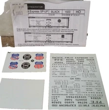 Walthers 1503 Pacific Fruit Express Southern Pacific Union Pacific Decals HO REF