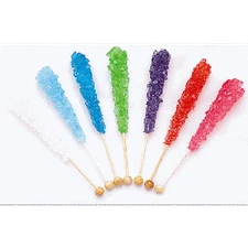 WRAPPED ASSORTED FLAVORS ROCK CANDY LARGE STICKS PARTY GIFTS YOU CHOOSE AMOUNT