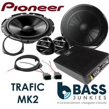 Renault Trafic MK2 Pioneer Front Door Car Speakers & 600W Underseat Sub Kit