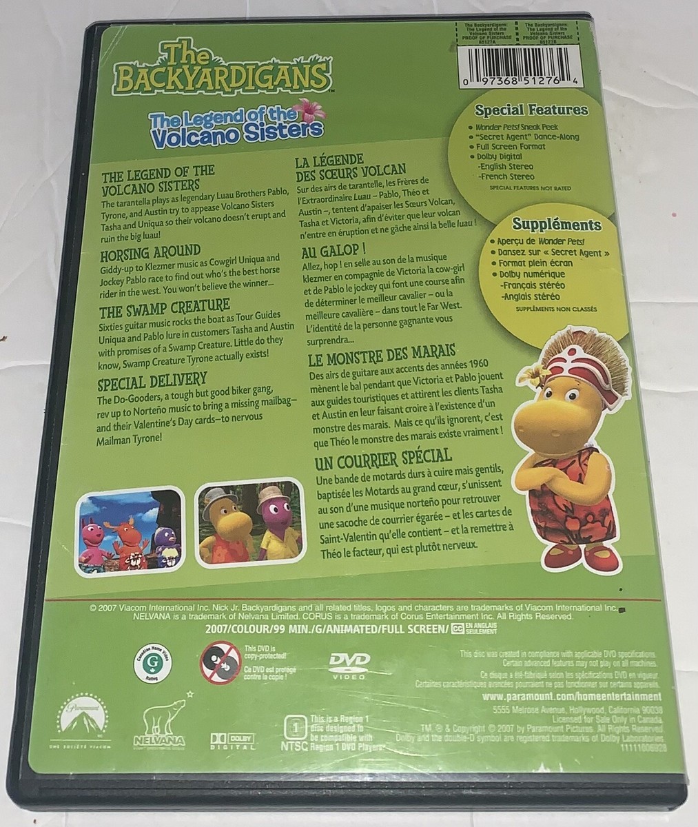 The Backyardigans - The Legend of the Volcano Sisters (DVD, 2007