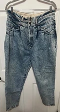 VINTAGE GITANO 80s/90s Acid Wash Mom Jeans Size 18W