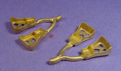 O/On3/On30 D&RGW K-28/K-36 BLW TENDER STEPS WISEMAN BACK SHOP BRASS PARTS BS-007