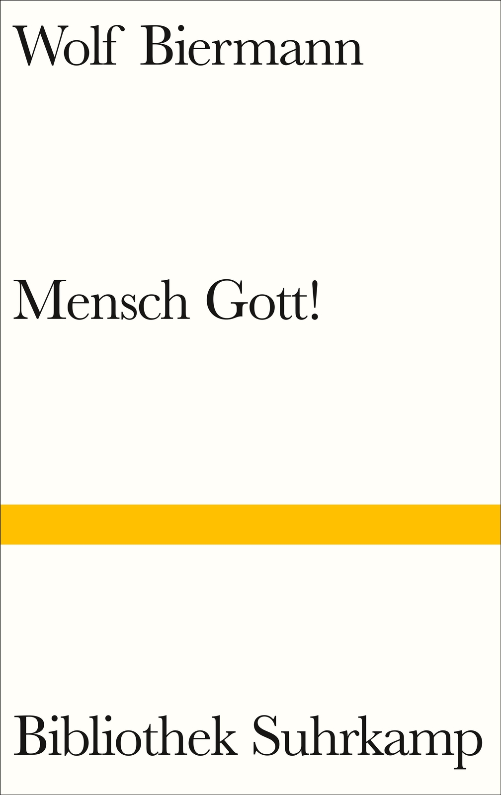 Thumbnail - Mensch Gott, Wolf Biermann