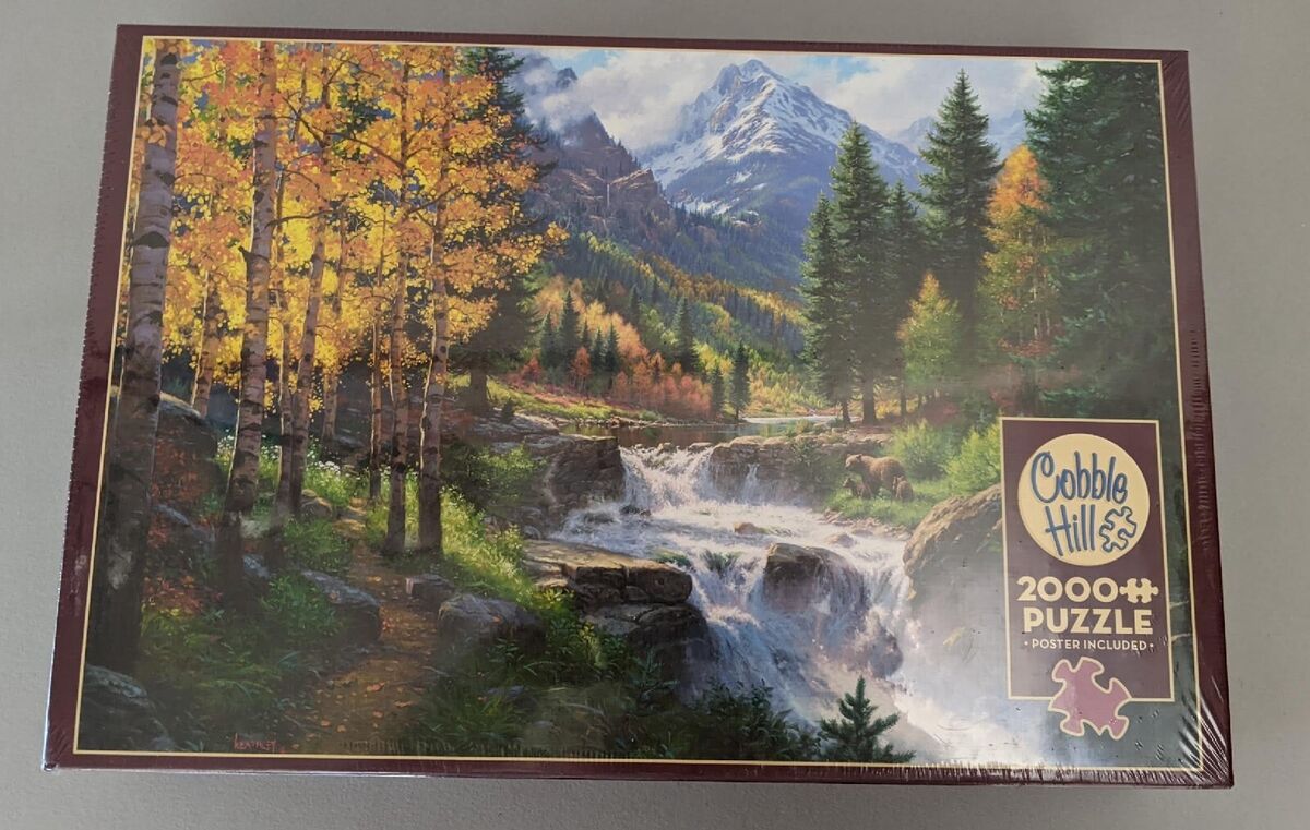 Cobble Hill JIGSAW PUZZLE Bears In Forest 500 Piece New Factory Sealed