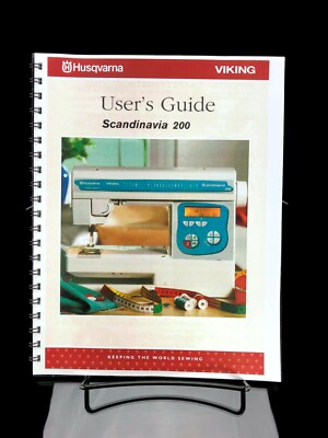 Husqvarna Viking Scandinavia 200 Manual: with Protective Covers, 43 Pages