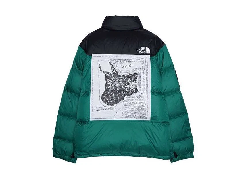 Veste Supreme The North Face Nuptse verte