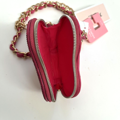 NWT JUICY COUTURE Rhinestone Heart Zip Around Belt Bag  display picture 2