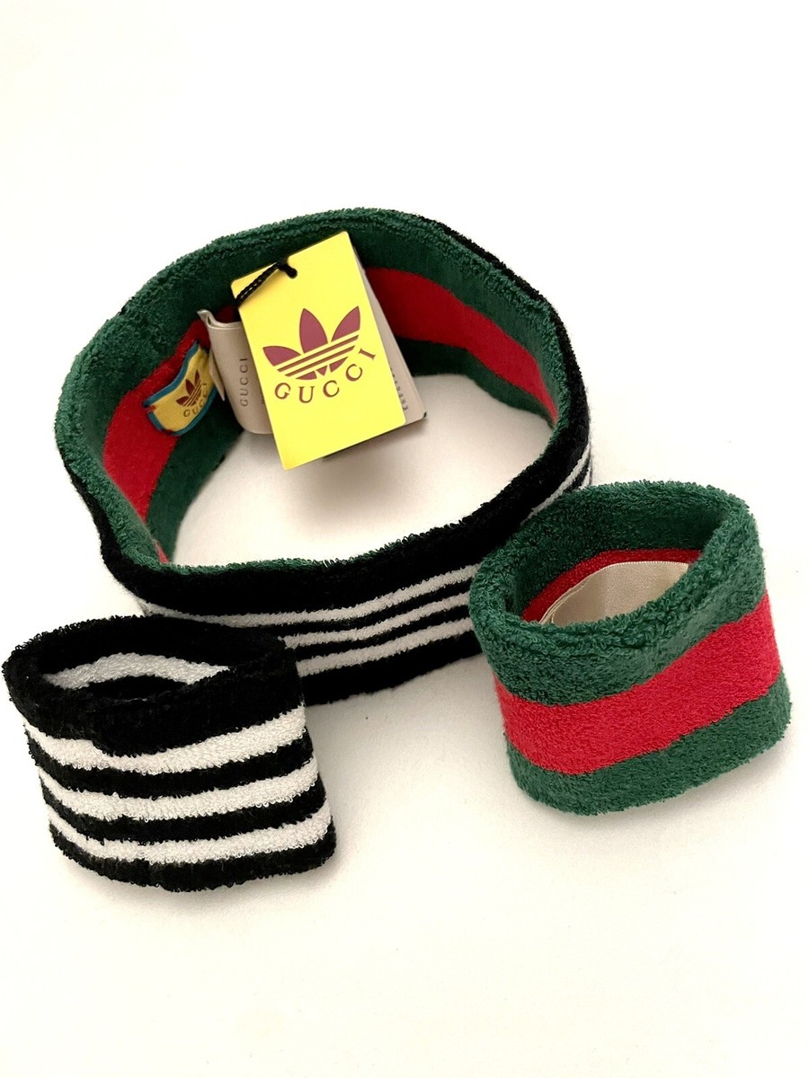 Gucci X Adidas Headband & Wrist Band Sweatband Set Gucci Size