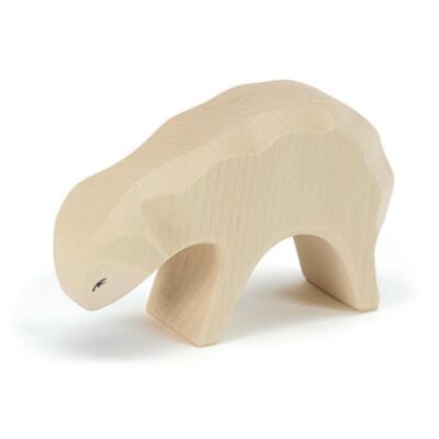 Sheep White Eating - Ostheimer Wooden Figure Nativity Scene 11603