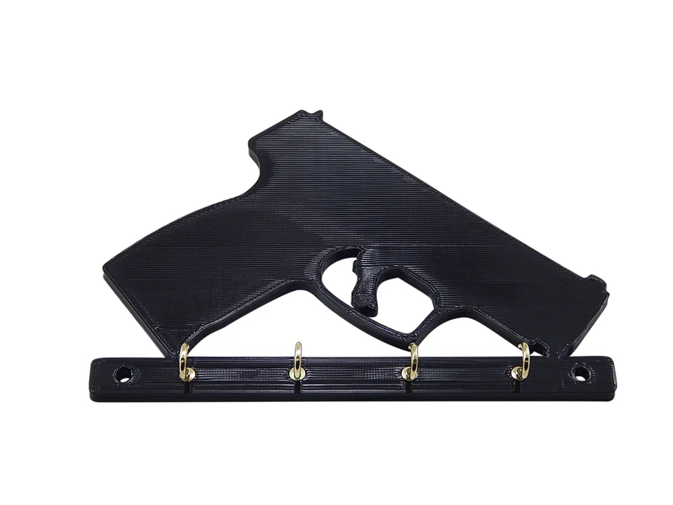 Taurus G3C 9mm Gun Handgun Key Rack Holder Hanger Entryway Wall Organization - Image 4 of 4
