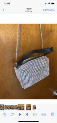 Silver fancy bag