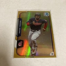 2015 Bowman Chrome Gold Refractor 38/50 Michael Bourn #15