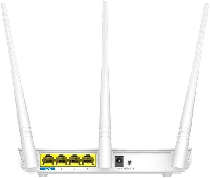 F3 300mbps Wireless Router With 3 Fixed Antenna 3lan 1wan Port - Image 3 of 4