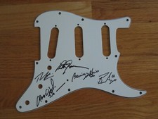 THEO EPSTEIN BERNIE WILLIAMS PETER GAMMONS BRONSON ARROYO Auto Guitar Pickguard 