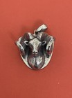 James Avery Retired RARE Silver Ram Head Pendant