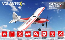Volantex Sport Cub 500 RED Ready To Fly 4Ch RC Plane with Gyro V761-4
