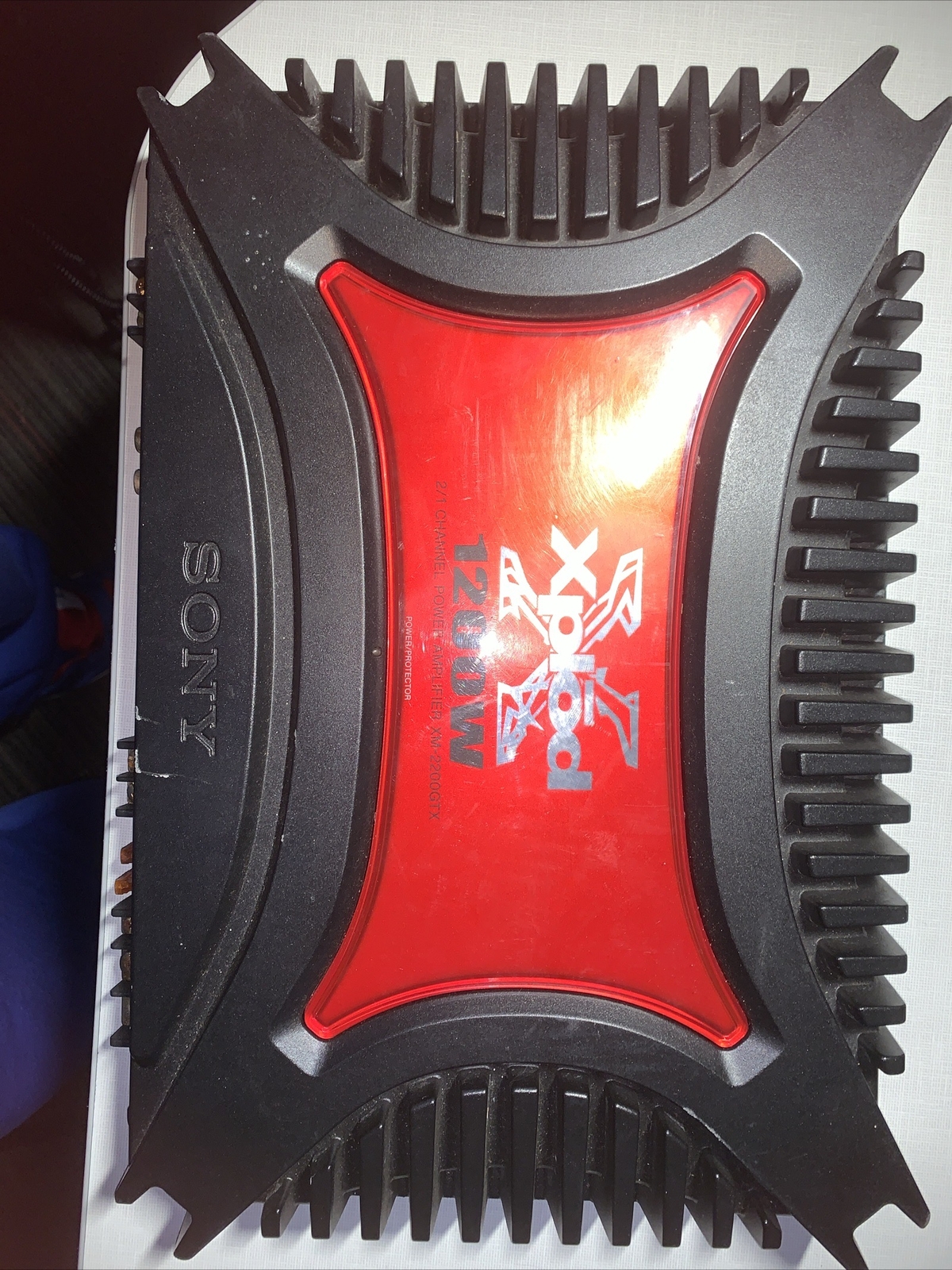 SONY XPLOD 2 Channel Car Stereo Amplifier 1200W XM2200GTX ax TESTED