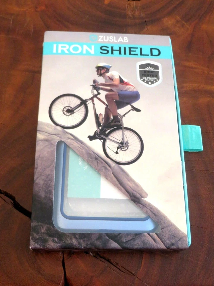 Funda ZUSLAB Diseñada Transparente para Samsung Galaxy S10 con Aluminio Azul Foto 3 de 3