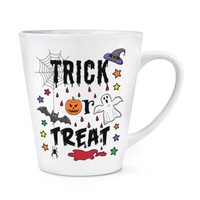 SüßEs Oder Saures Halloween 341Ml Latte Becher Tasse Gruselig Geist KüRbis Spass
