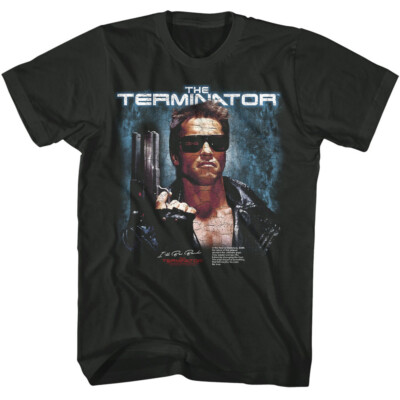 The Terminator 45 Longslide Arnold Schwarzenegger I'll Be Back Men's T Shirt
