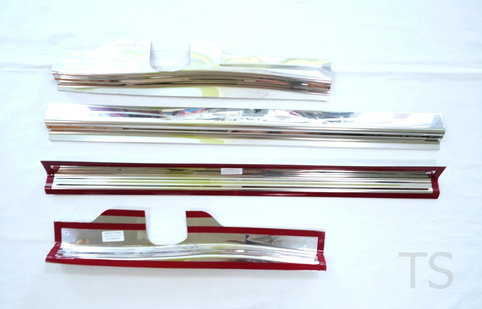 Placa de desgaste de acero inoxidable 2 puertas cabina abierta apta para Toyota Hilux Vigo Champ 2011 13 14 Foto 2 de 4