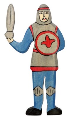 Holztiger 80253 Knight Fighting 16 Cm Wooden Figures Series Humans