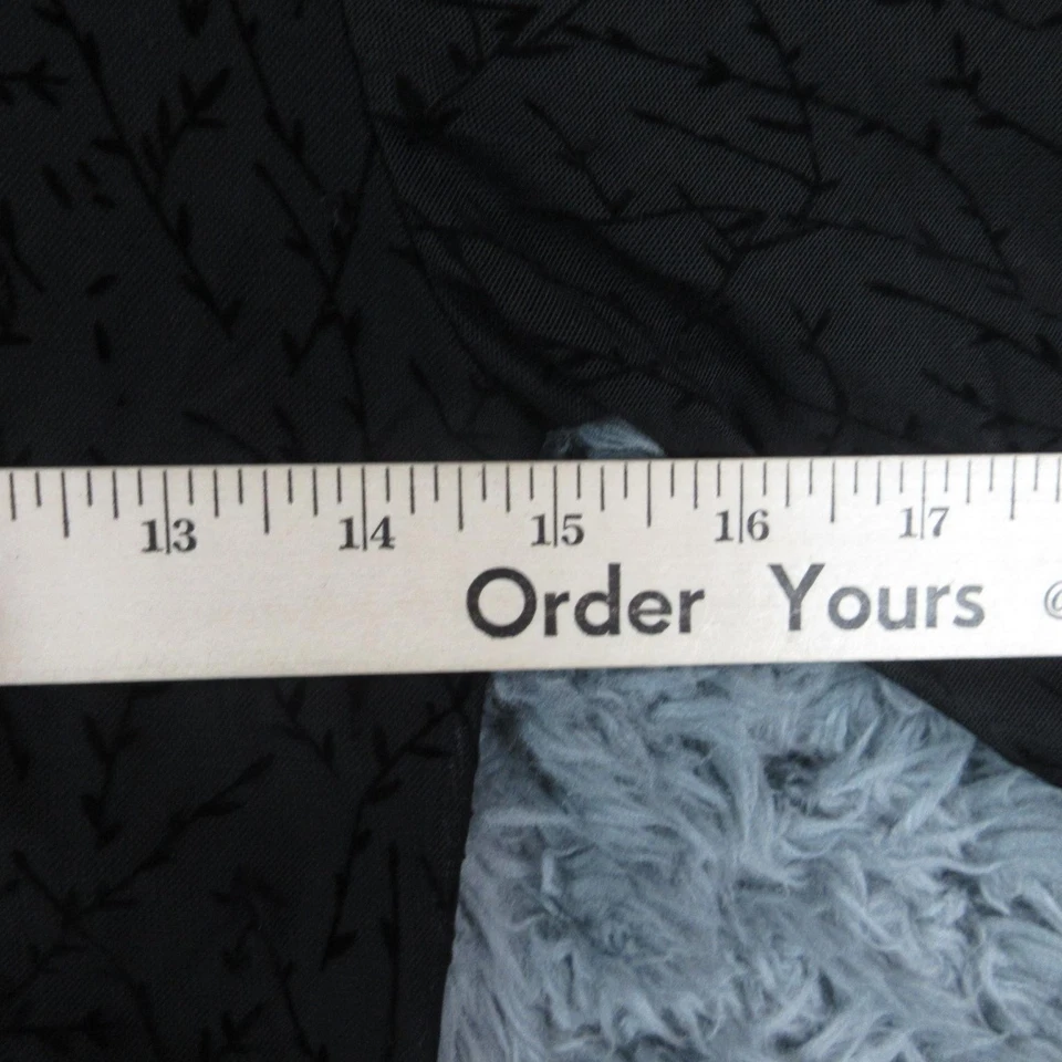 Disturbia 衬衫女式 US 6 黑色花束花卉绒网眼上衣哥特式全新带标签 — 第 3/4 张图片