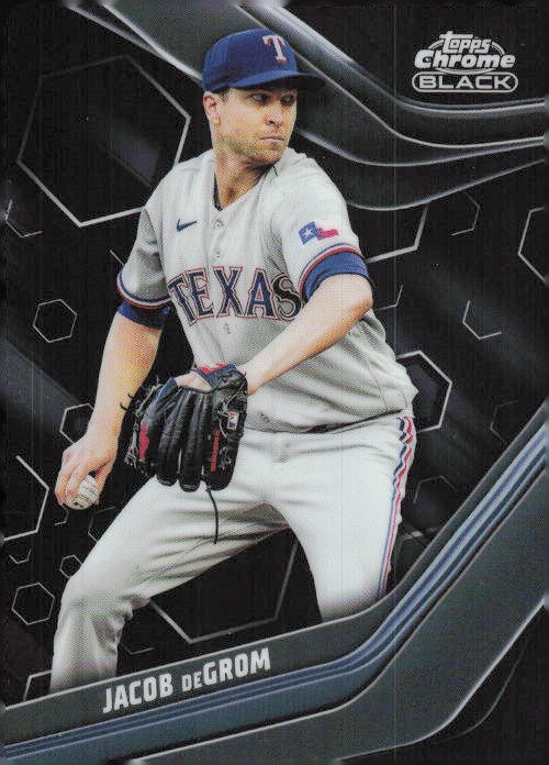 2023 Topps Chrome Black #56 Jacob deGrom