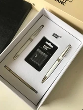 Montblanc Couple Gift Set – Luxurious Pen & Ballpoint Pen Set White