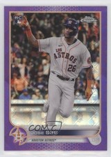 2022 Topps Chrome Logofractor Edition Purple Refractor 161/250 Jose Siri #9 0m4q