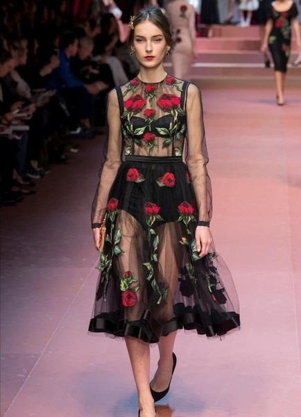 Women Dolce & Gabbana Dress Black 36 #3E0K
