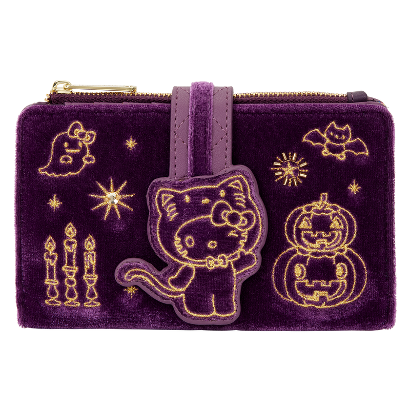 Sanrio Hello Kitty Friends Exclusive Halloween Costume Velvet Flap Wallet