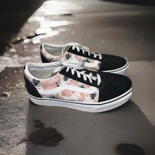 New Rare Hard To Find Old Skool Vans  California Poppy  Size Ladies 8.5  