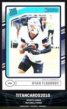 Ryan Flournoy 2024 Panini Donruss Rated Rookie RC Dallas Cowboys #356
